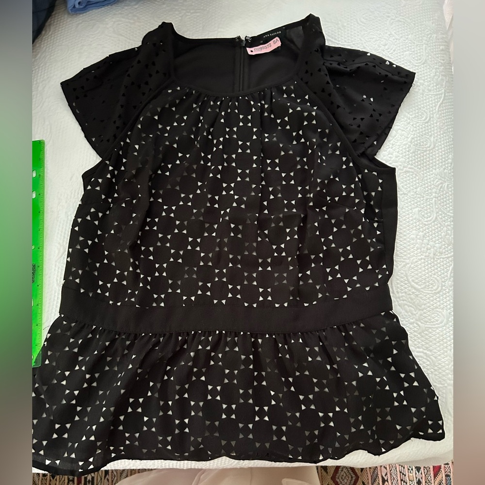Ann Taylor peplum top.